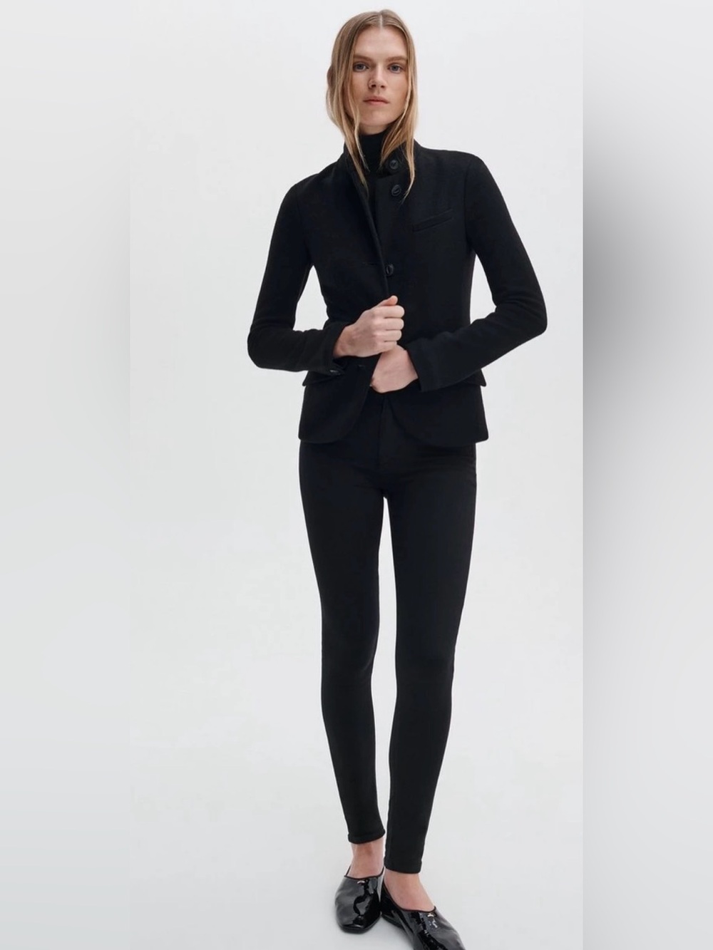 Rag & Bone Nina High Rise Skinny Jeans Black Sz 26 Designer Stretch EUC